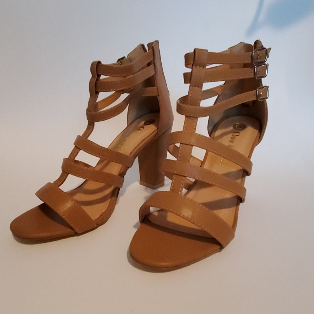 Shoes, Strappy Heels